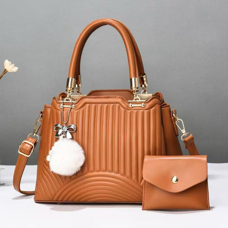Trending Crossbody Bag Women'S Bags Purses and Handbags Pu Leather Sling Bags With 2 Pcs Set Handbags for Women Luxury( 2 in 1)