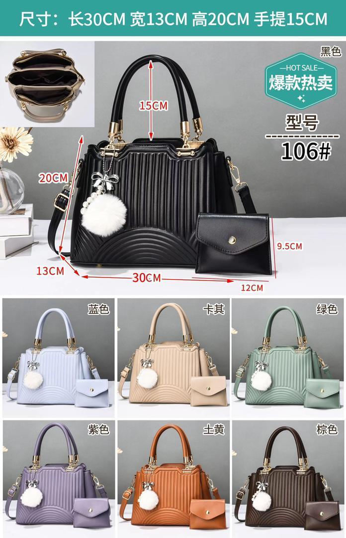 Trending Crossbody Bag Women'S Bags Purses and Handbags Pu Leather Sling Bags With 2 Pcs Set Handbags for Women Luxury( 2 in 1)