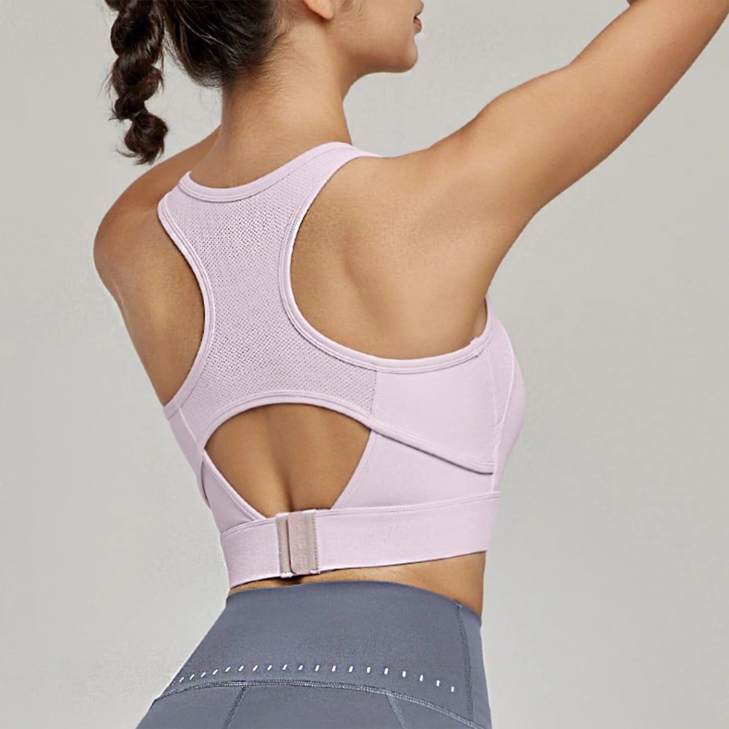 Women’s Scoop-Neck Sports Bra and – Seamless Fit, Wide Underband Support, Ideal for Fitness and Casual Wear