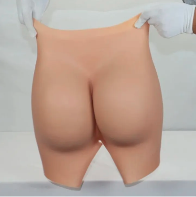 Women's Silicone Hip Enhancer Pant with Realistic Texture – Wearable Buttocks Shapewear for Curves & Contouring Support
