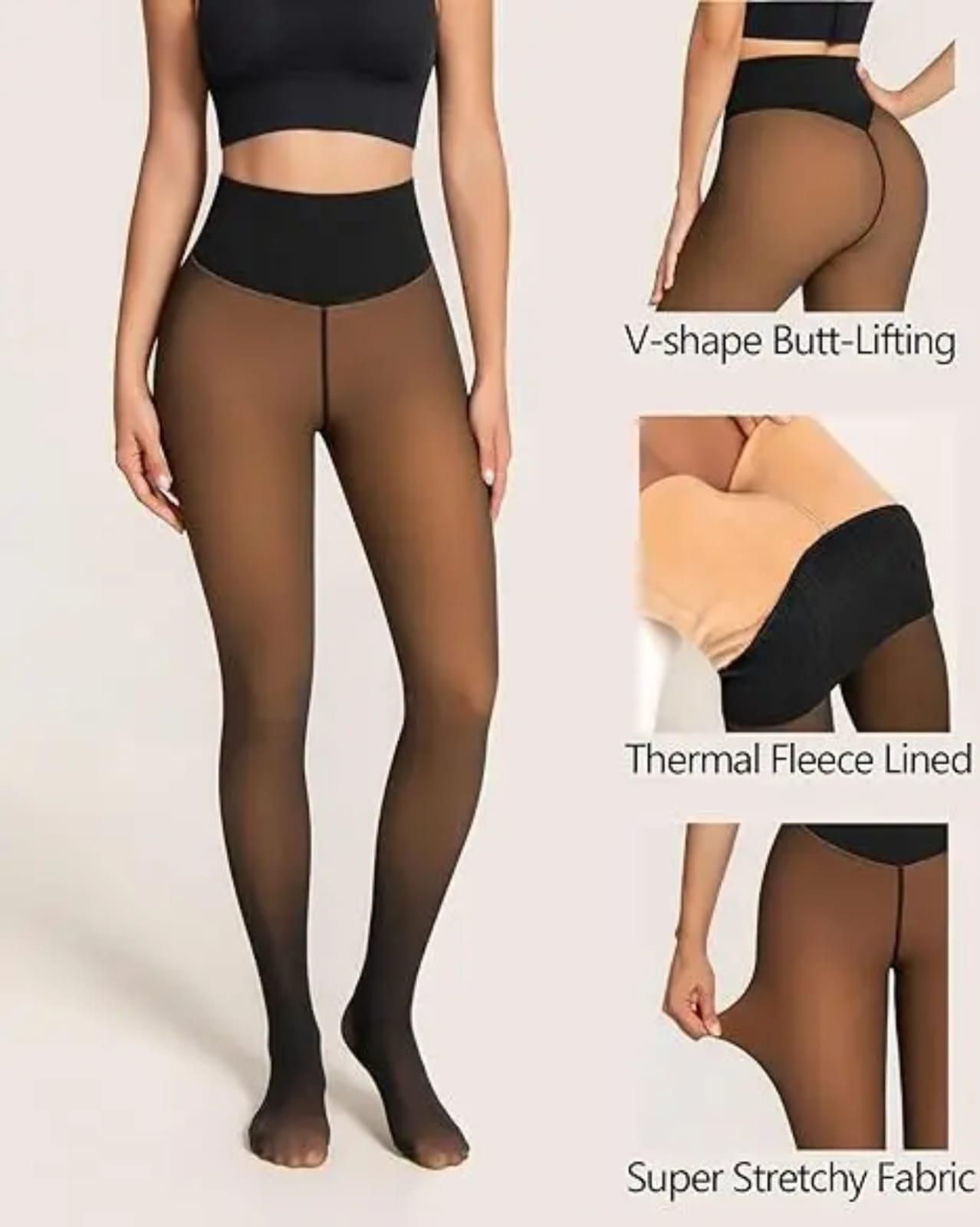 Ultra-Warm Fleece Lined Thermal Stockings