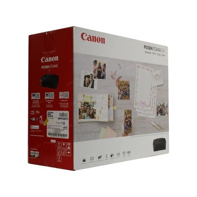 Canon PIXMA TS3440 Wireless 3-in-1 Printer - 1 Year warranty