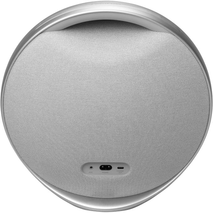 Harman Kardon Onyx Studio 9 - Portable Stereo Bluetooth Home Speaker with Built-in Battery and USB Charging, self-Tuning, and Multi-Speaker Connection by Auracast - Grey 1 Year Warranty