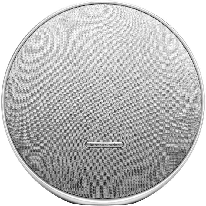 Harman Kardon Onyx Studio 9 - Portable Stereo Bluetooth Home Speaker with Built-in Battery and USB Charging, self-Tuning, and Multi-Speaker Connection by Auracast - Grey 1 Year Warranty