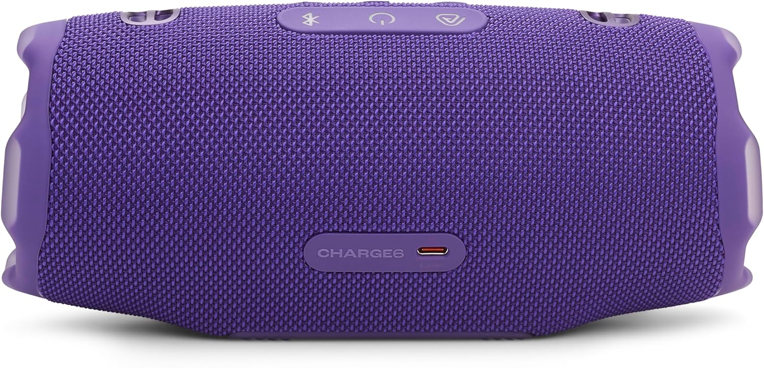 JBL Charge 6 Original portable Bluetooth Speaker  - Purple (1 Year warranty)