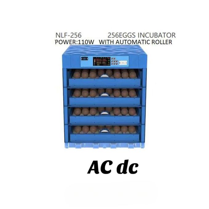 256 EGGS INCUBATORS WITH AUTOMATIC ROLLER