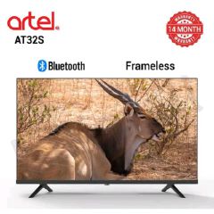 Artel 32" Bluetooth Enabled Frameless Smart Android TV Netflix Youtube Inbuilt Decoder App Store + free mount +cable