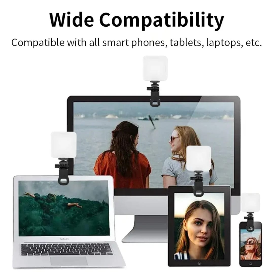 Selfie Ring Light Rechargeable Super Bright Light Bulb Portable Led Selfie Ring Light For Vlog Makeup Video Recording