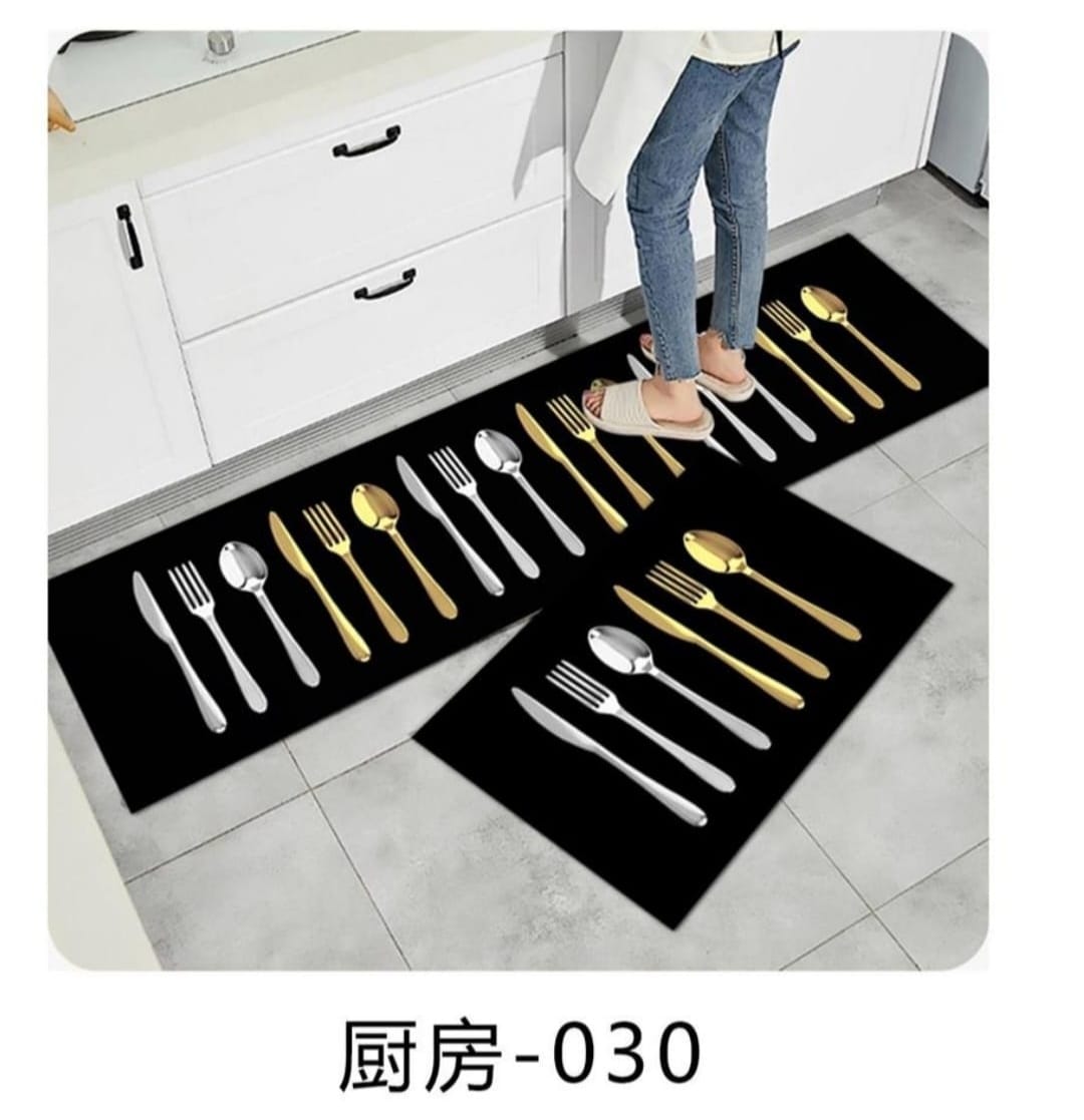 2 PC ELEGANT Kitchen mats