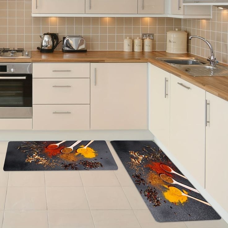 2 PC ELEGANT Kitchen mats