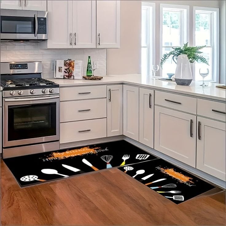 2 PC ELEGANT Kitchen mats