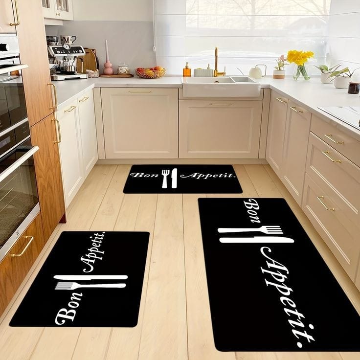 2 PC ELEGANT Kitchen mats