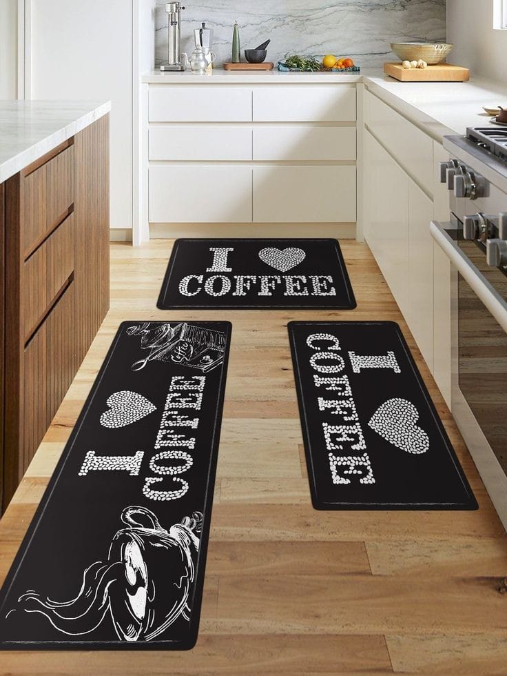 2 PC ELEGANT Kitchen mats