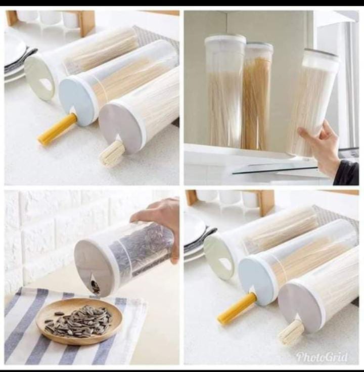 [ PROMOTION !!! PROMOTION !!! ] 1 pc classy high quality kitchen Spaghetti containers Easy to clean