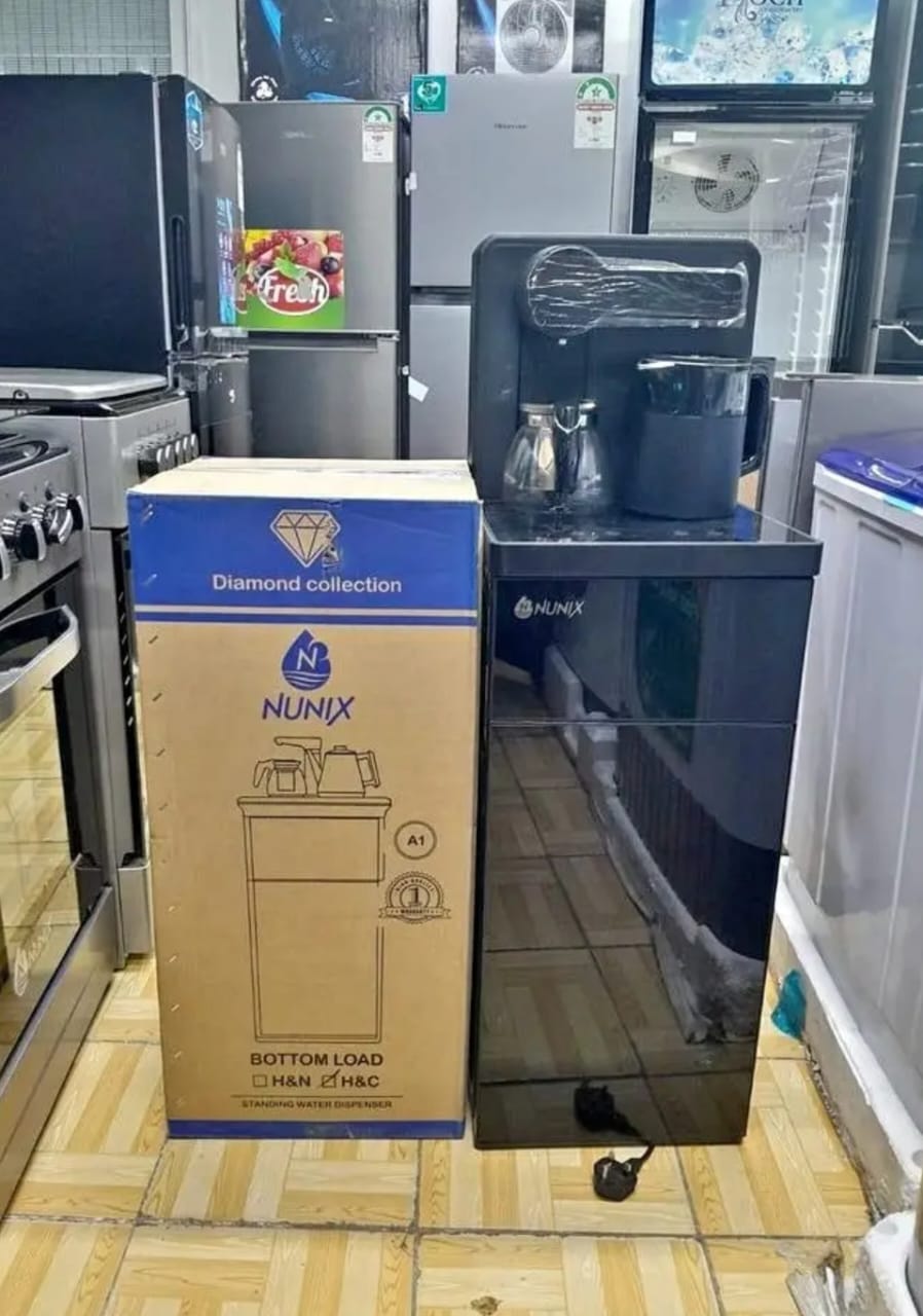 [ NEW LIMITED OFFER !!! ] Single Classy High Quality Nunix hot and cold  bottom load water dispenser  (A1C) For Home Use and Kitchen Use
