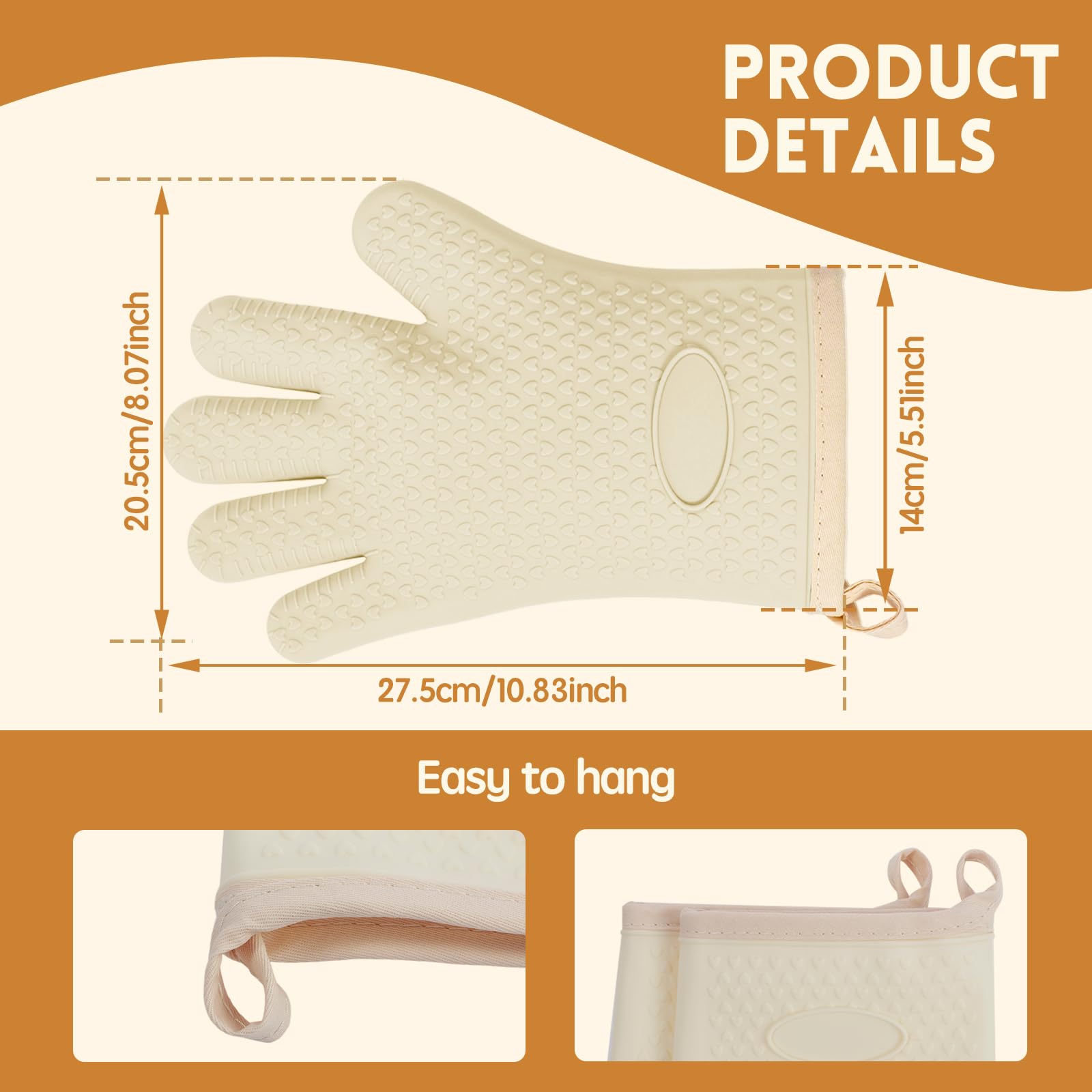 [ MAKES IT EASY AND SAVES COST 🤩🤩✨ !!! ] 1 Pair Brand New High Quality Stylish and Luxurious Home and Kitchen  Love minten single hand oven glove . Designed With Durability and Functionality ✨
