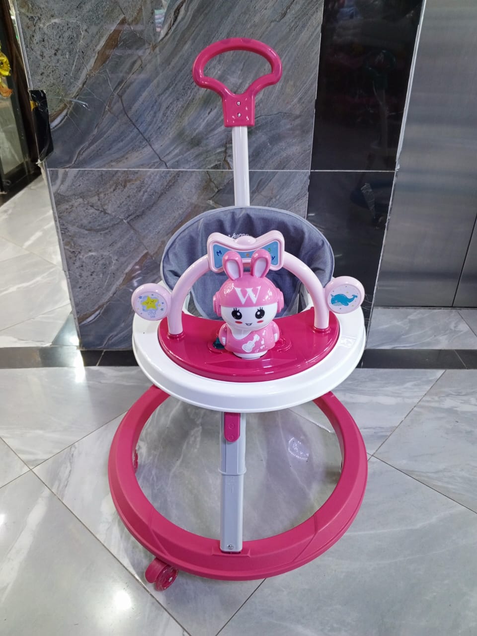 [🔥 EXPERIENCE LUXURY FOR LESS 🤩🤩✨ !!! ] 1 Pc Classy Brand New Very High Quality Stylish and Luxurious Elegant Adjustable baby walker/melody  .Desiring To Serve The Best Experience🔥👌
