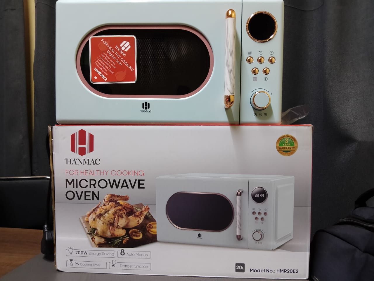 [ LIMITED OFFER 🤩🤩✨...DON'T MISS OUT !!! ] 1 Pc  Classy Brand New Very High Quality Stylish and Luxurious Kitchen Smartpro digital microwave  .Designed With Durability and Functionality