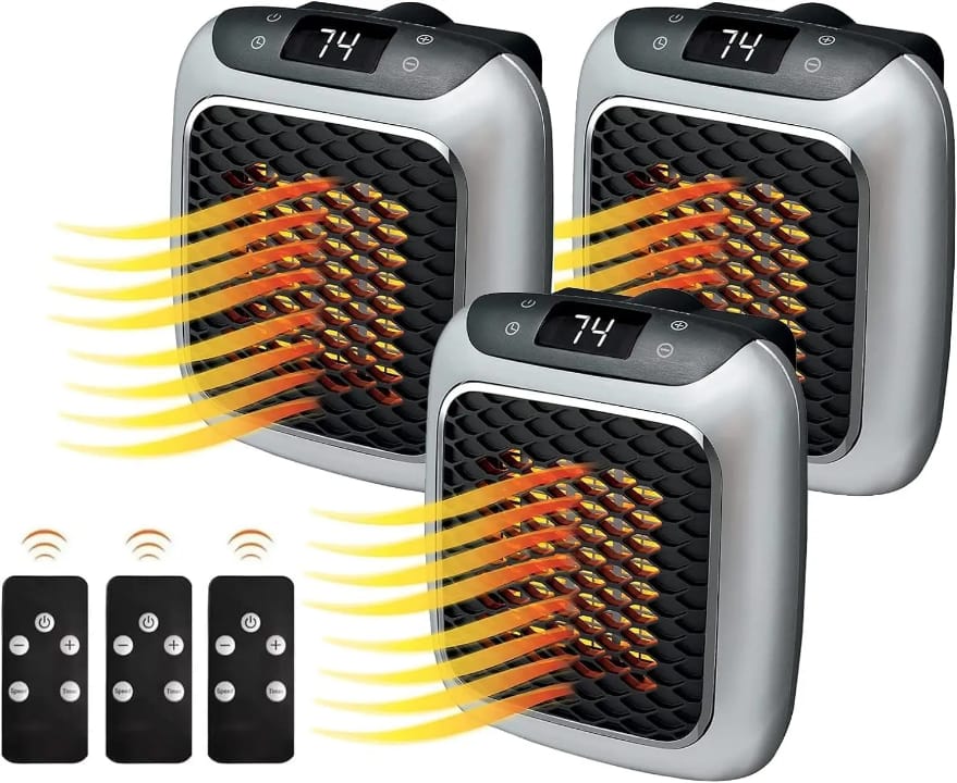 🔥 Room Heater (1pc) 💯 Adjustable heat modes ⚡ Energy efficient 🌟 Compact & portable 🏡 Ideal for bedroom, office & living spaces ✨ Durable build & quick heating for cozy comfort 🚀