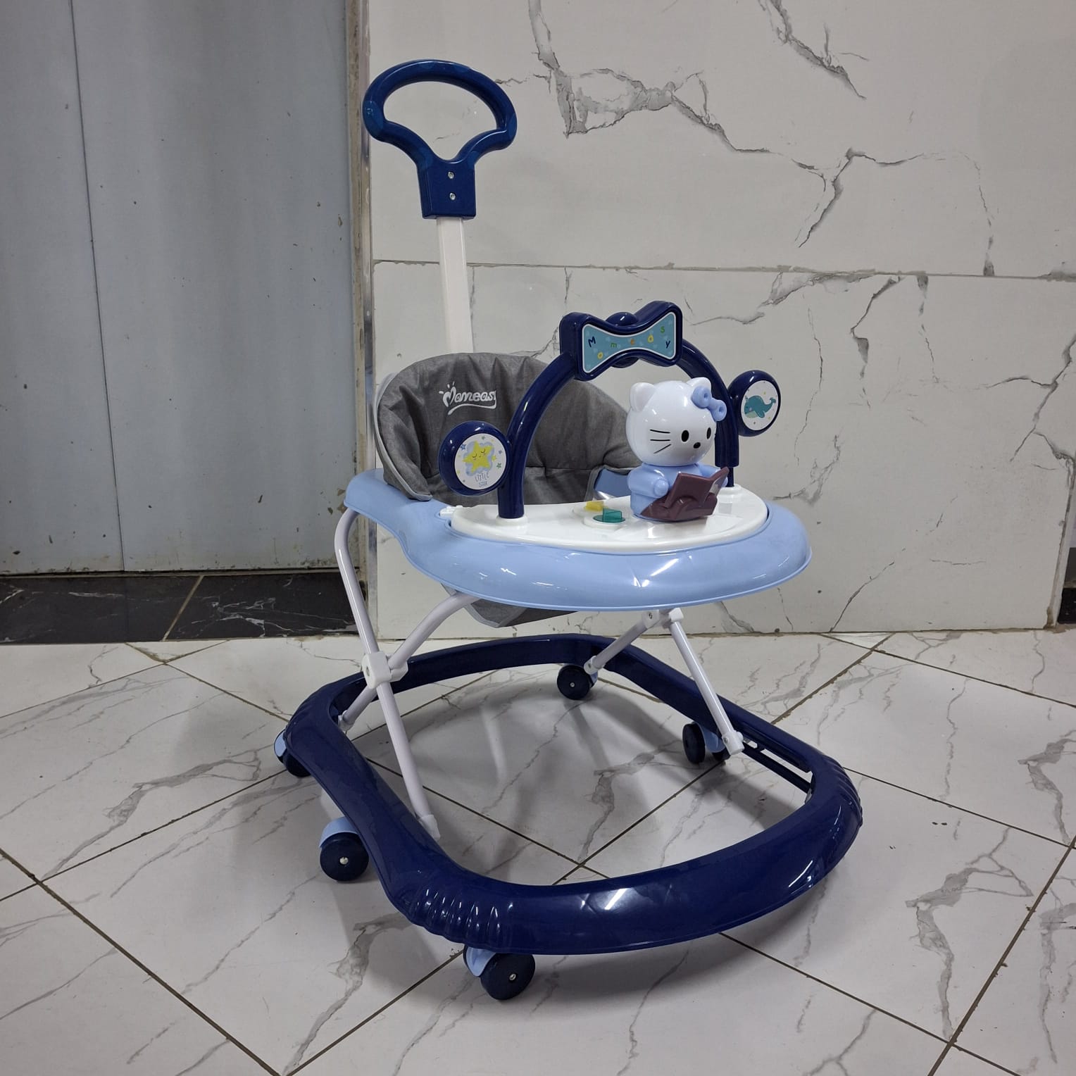 [🔥SPECIAL LIMITED OFFER 🤩🤩✨JUST FOR YOU !!! ]  1Pc Classy Very Quality Durable & Comfortable Kids Walker with melodies  and lights with a adjustable  height at Affordable Price