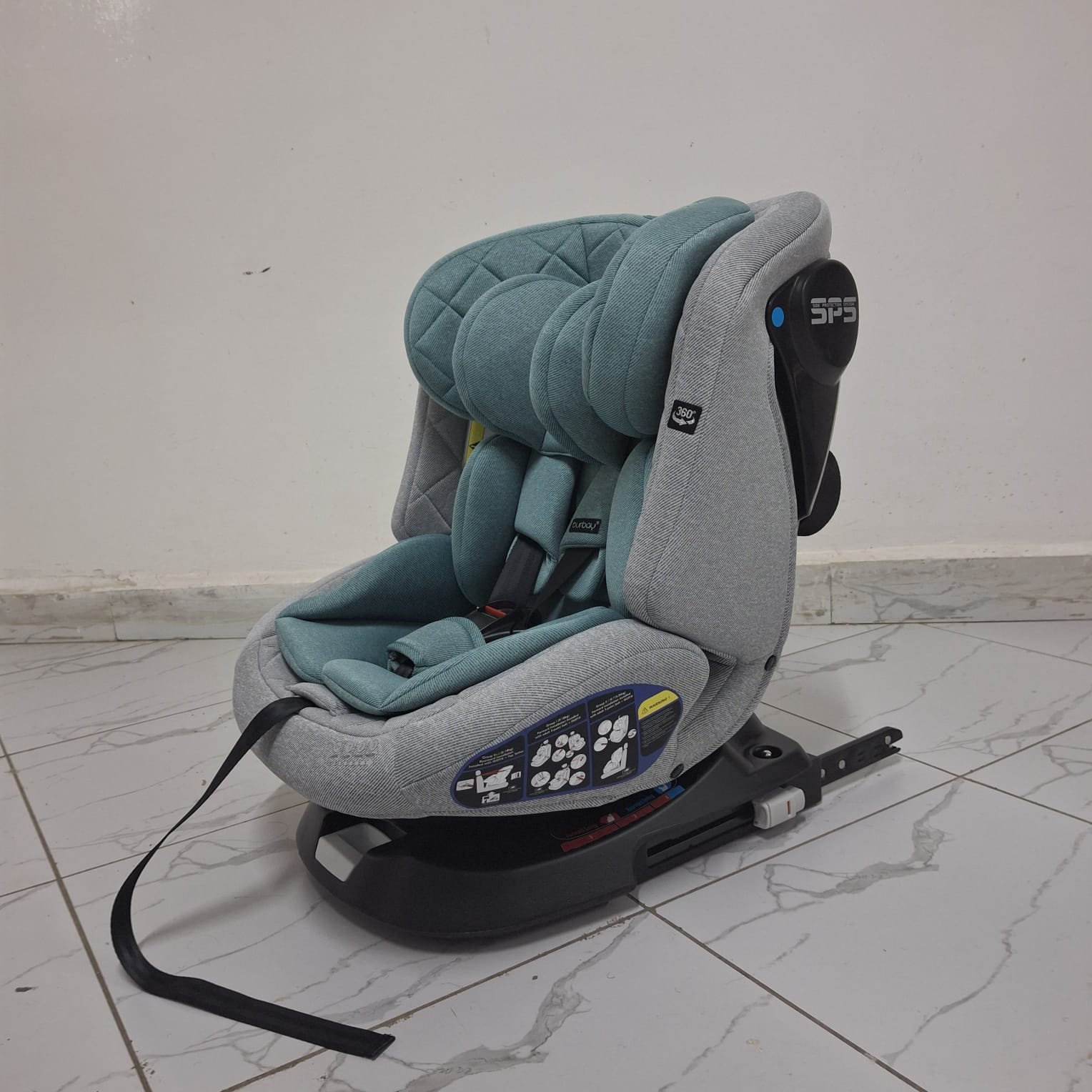[🔥SPECIAL LIMITED OFFER 🤩🤩✨JUST FOR YOU !!! ]  1Pc Classy Very Quality Durable 360° Rotating Baby Car Seat with ISOFIX & SPS Protection at Affordable Price