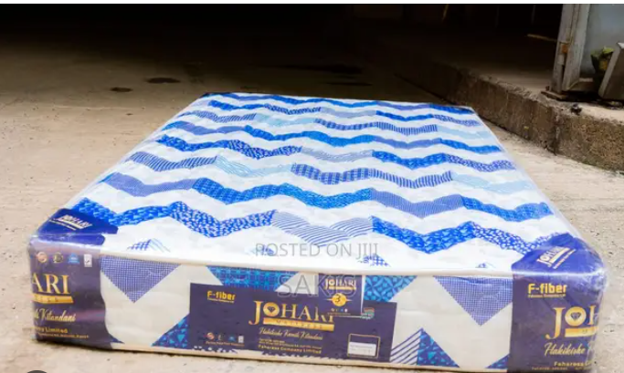 🎁 Premium Comfort, Lasting Value! | JOHARI 8-Inch Quilted High-Density Mattress 🛏️ | 2- Warranty 🛡️ | Elegant Geometric Design 🌀 | Sleep Like Royalty 👑