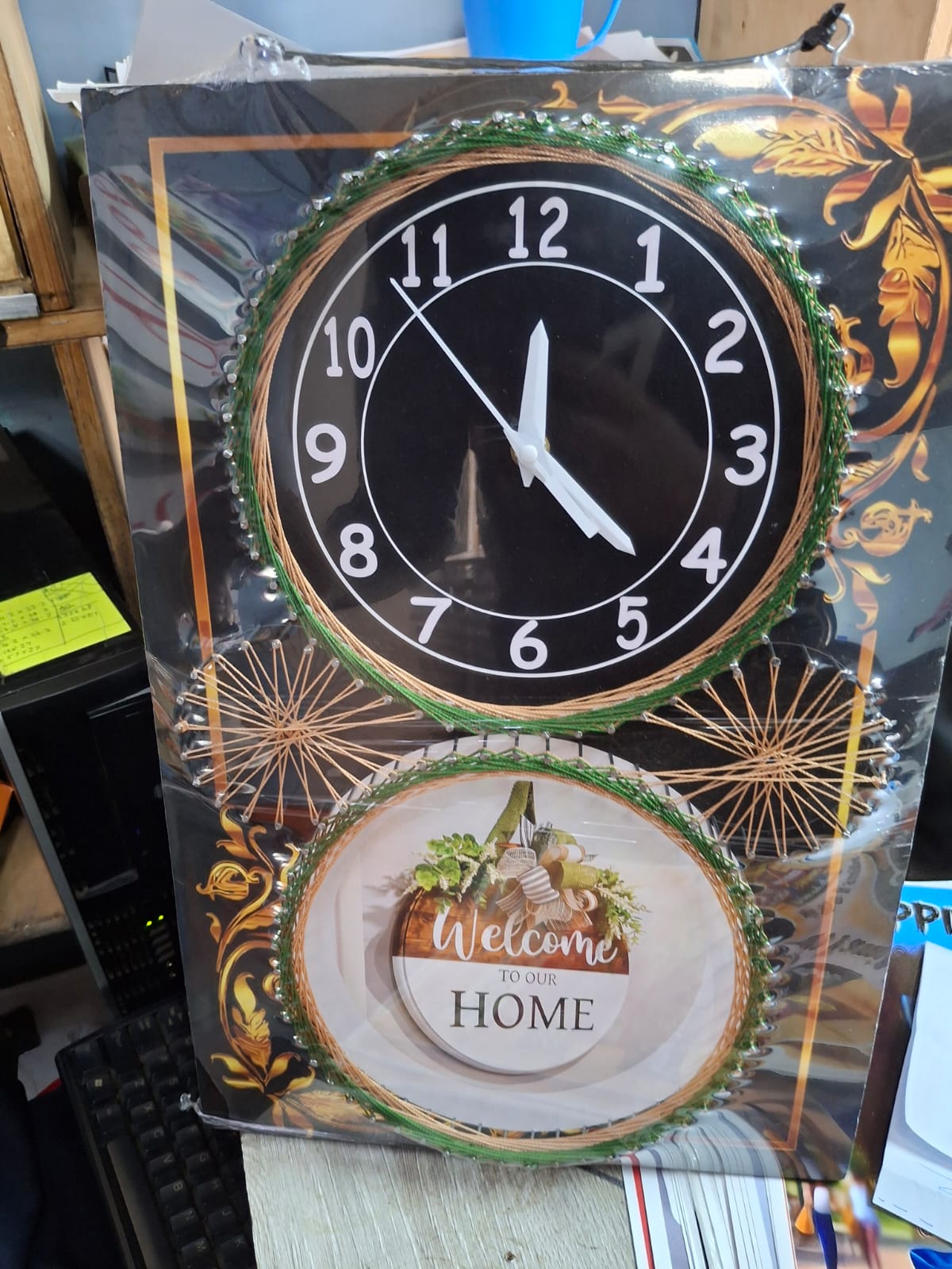 [🔥 LIMITED OFFER JUST FOR YOU🔥 🥑🌽ONLY AT KILIMALL !!! ] 2 IN1 Classy Brand New Very High Quality Wall Clocks Limited Pieces Available!