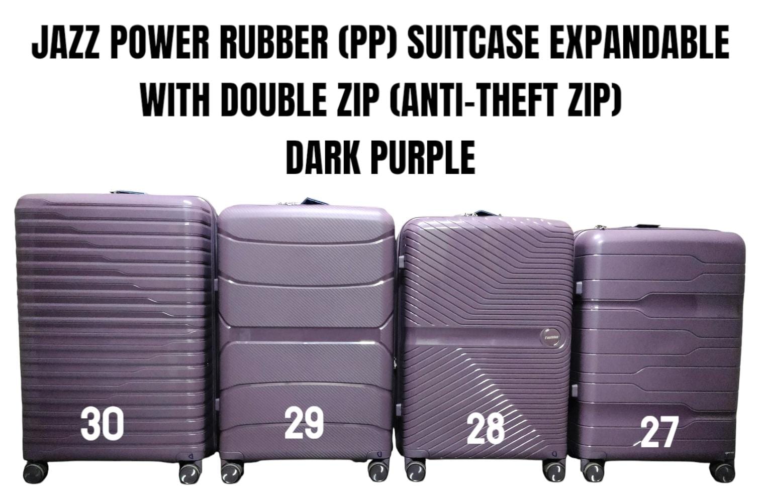 [❤TRAVEL IN STYLE 🤩🤩✨🧳 Luxurious 3-in-1 Suitcase Set (Size 28) ✨ unbreakable & stylish ✅ strong zipper closure, 360° wheels, telescopic handle & durable build 🌍 travel in comfort & class ✈️