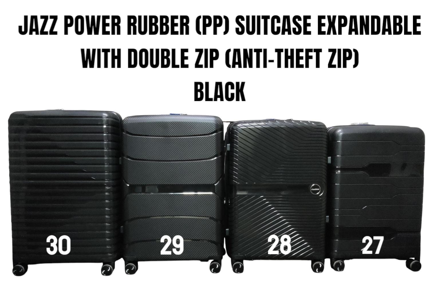 [❤TRAVEL IN STYLE 🤩🤩✨🧳 Luxurious 3-in-1 Suitcase Set (Size 28) ✨ unbreakable & stylish ✅ strong zipper closure, 360° wheels, telescopic handle & durable build 🌍 travel in comfort & class ✈️