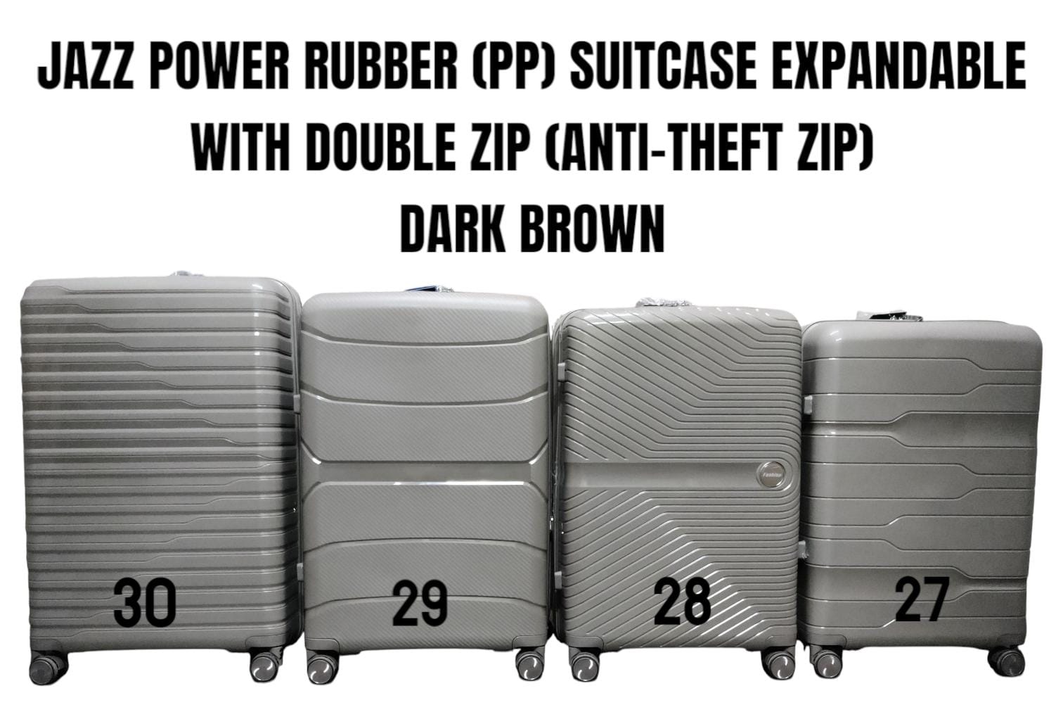 [❤TRAVEL IN STYLE 🤩🤩✨🧳 Luxurious 3-in-1 Suitcase Set (Size 28) ✨ unbreakable & stylish ✅ strong zipper closure, 360° wheels, telescopic handle & durable build 🌍 travel in comfort & class ✈️