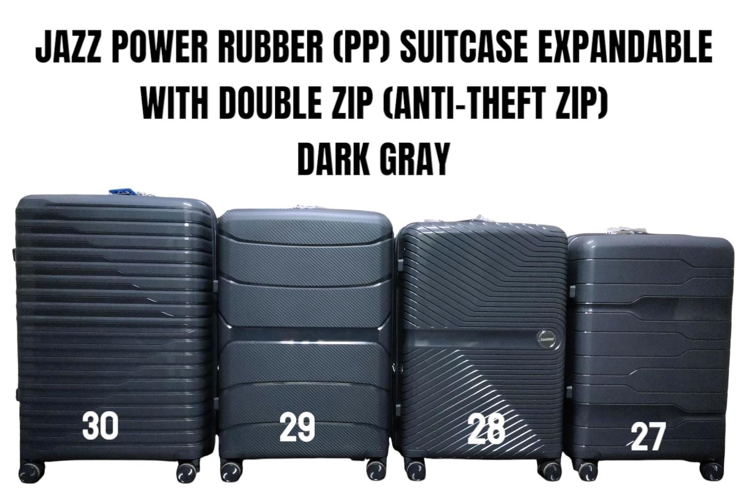 [❤TRAVEL IN STYLE 🤩🤩✨🧳 Luxurious 3-in-1 Suitcase Set (Size 28) ✨ unbreakable & stylish ✅ strong zipper closure, 360° wheels, telescopic handle & durable build 🌍 travel in comfort & class ✈️