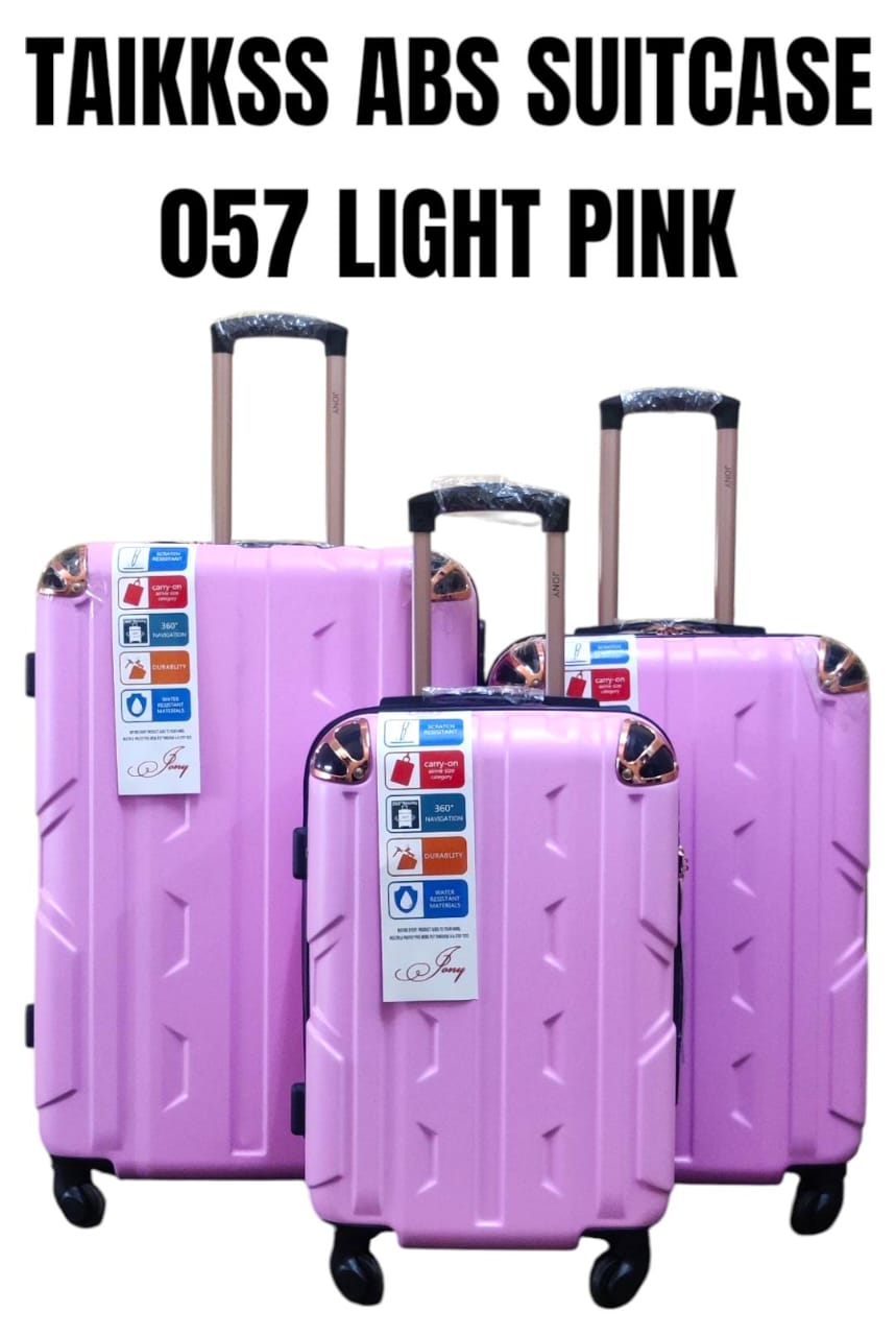 [❤TRAVEL IN STYLE 🤩🤩✨🧳 Luxurious 3-in-1 Suitcase Set (Size 27) ✨ unbreakable & stylish ✅ strong zipper closure, 360° wheels, telescopic handle & durable build 🌍 travel in comfort & class ✈️