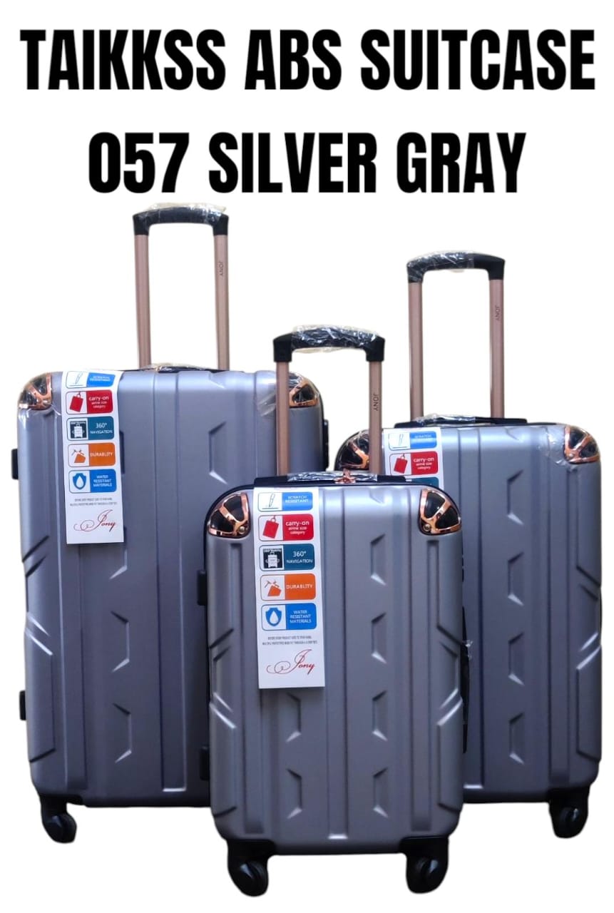 [❤TRAVEL IN STYLE 🤩🤩✨🧳 Luxurious 3-in-1 Suitcase Set (Size 27) ✨ unbreakable & stylish ✅ strong zipper closure, 360° wheels, telescopic handle & durable build 🌍 travel in comfort & class ✈️