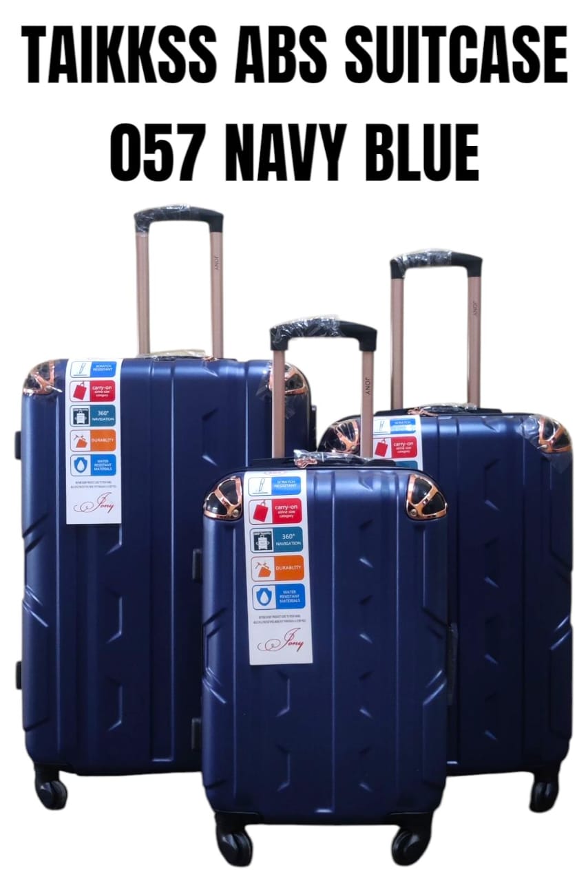 [❤TRAVEL IN STYLE 🤩🤩✨🧳 Luxurious 3-in-1 Suitcase Set (Size 27) ✨ unbreakable & stylish ✅ strong zipper closure, 360° wheels, telescopic handle & durable build 🌍 travel in comfort & class ✈️