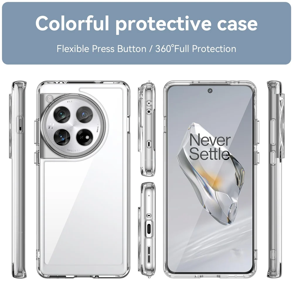 Clear Case shock absorbing case for OnePlus 12R