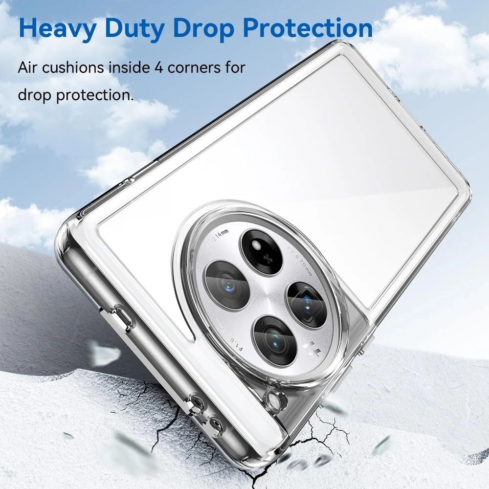 Clear Case shock absorbing case for OnePlus 12R