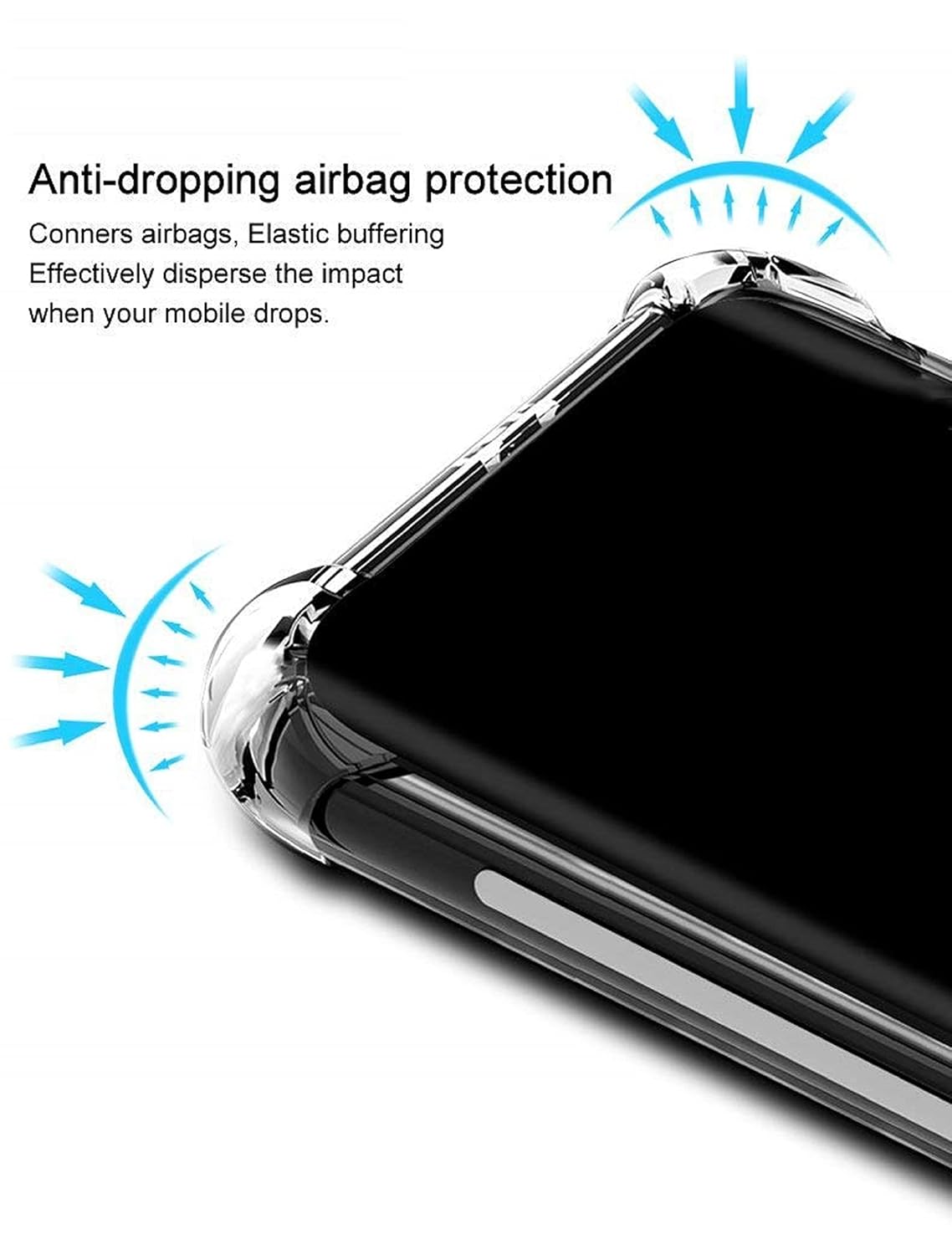 Clear Case shock absorbing case for Samsung Galaxy A35