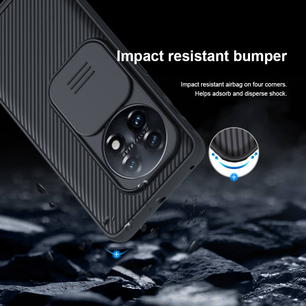 Nillkin CamShield Cover Case with Sliding Camera Protector Shockproof Protective Case for Oneplus 11