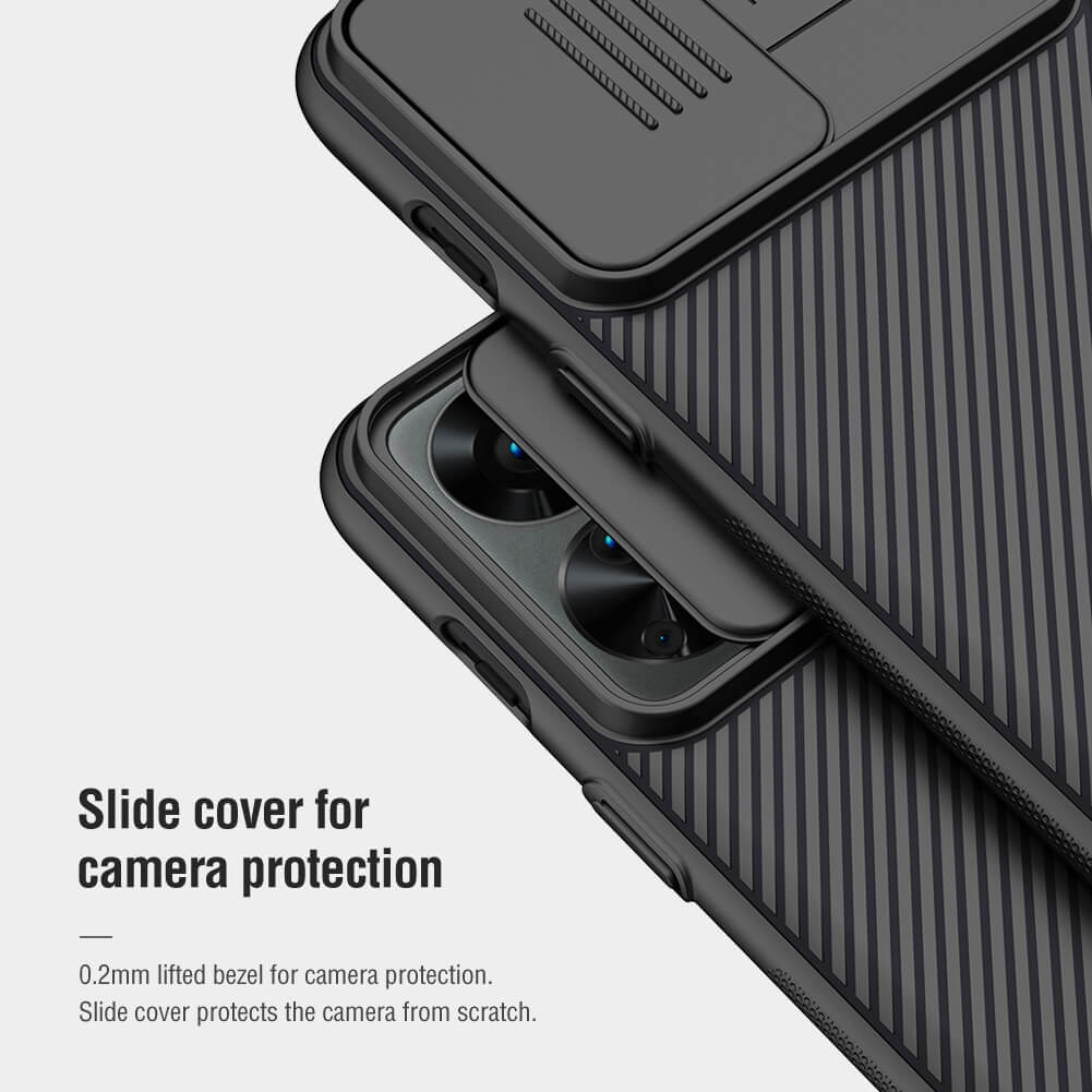 Nillkin CamShield Cover Case with Sliding Camera Protector Shockproof Protective Case for Oneplus Nord 2T