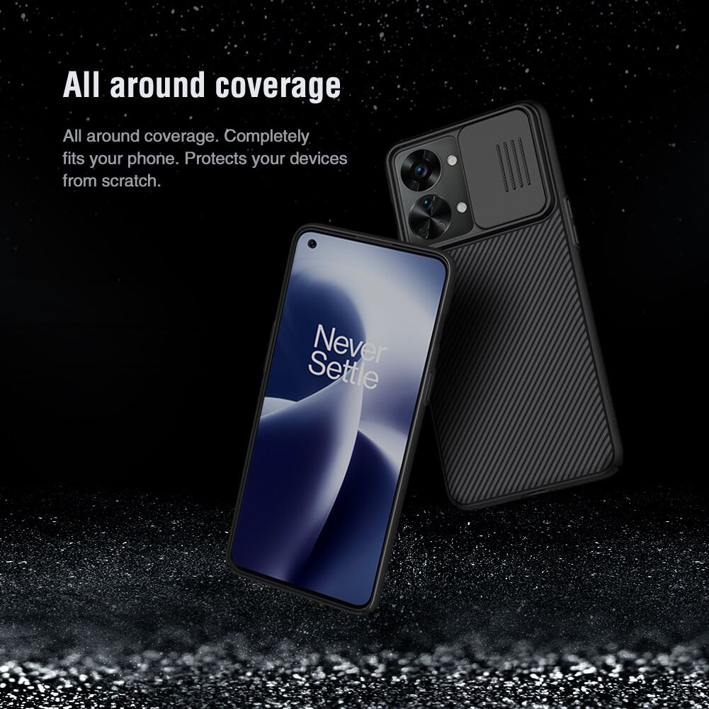Nillkin CamShield Cover Case with Sliding Camera Protector Shockproof Protective Case for Oneplus Nord 2T