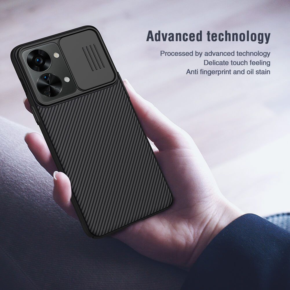 Nillkin CamShield Cover Case with Sliding Camera Protector Shockproof Protective Case for Oneplus Nord 2T