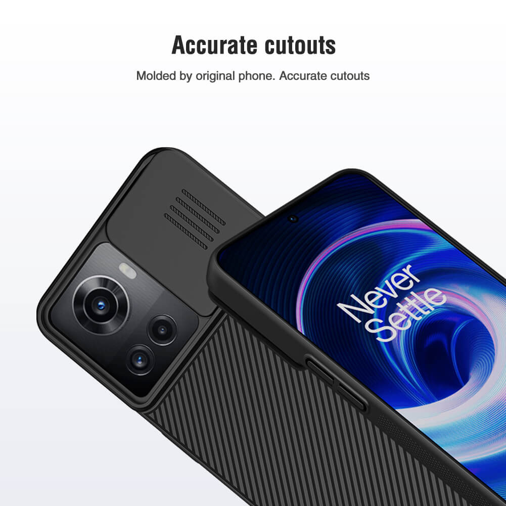 Nillkin CamShield Cover Case with Sliding Camera Protector Shockproof Protective Case for Oneplus 10R 5G