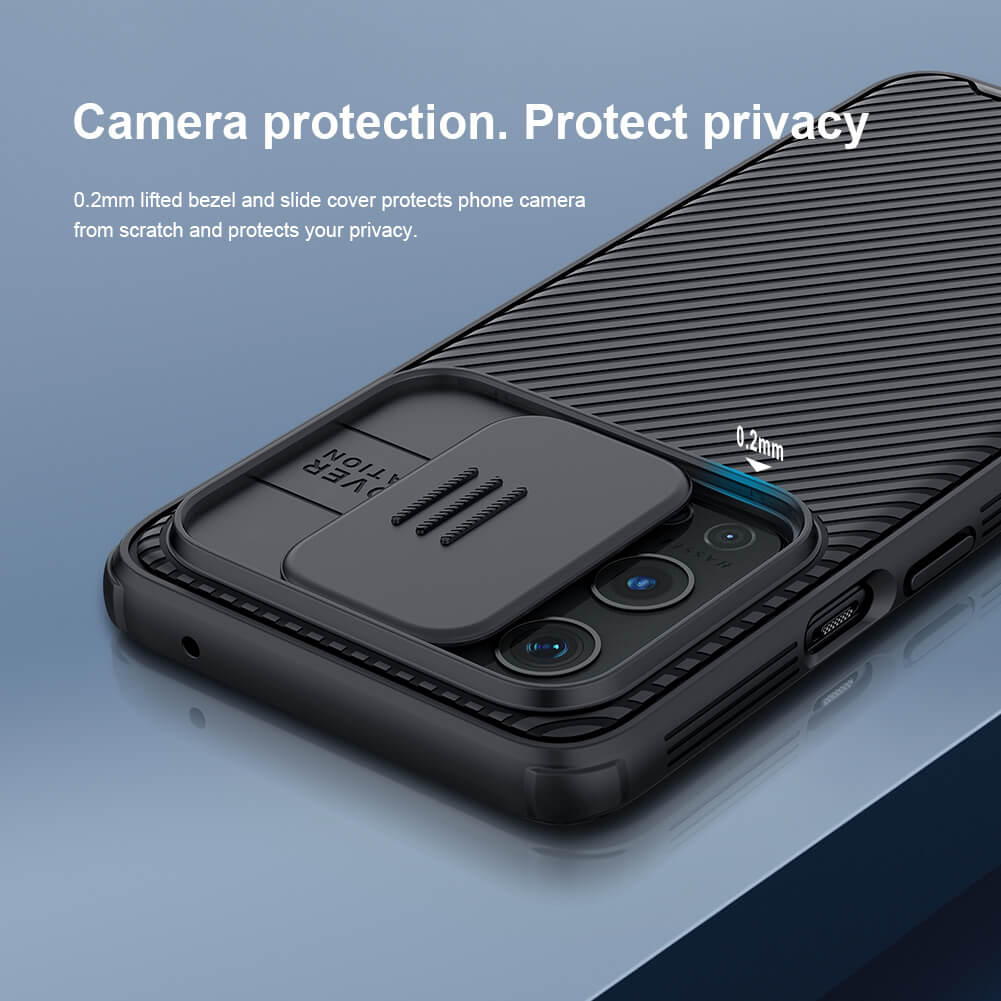 Nillkin CamShield Cover Case with Sliding Camera Protector Shockproof Protective Case for Oneplus 9 Pro