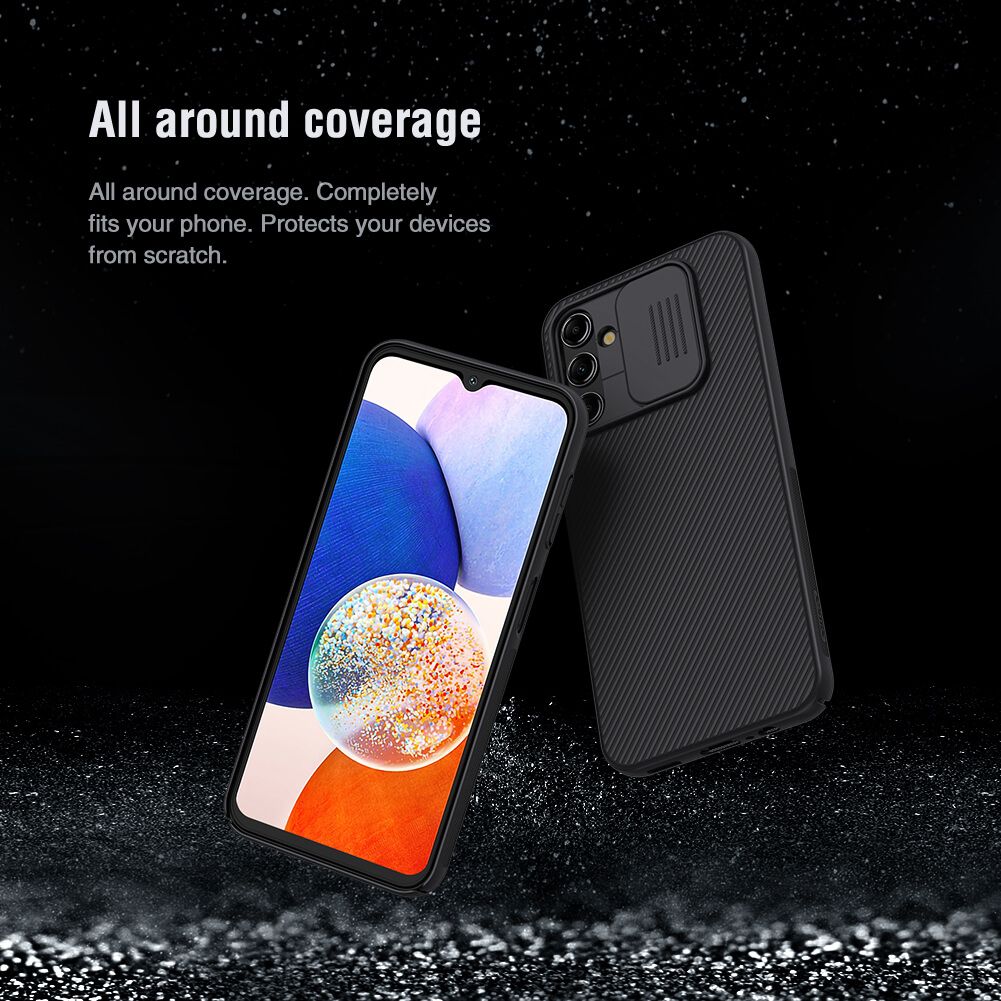 Nillkin CamShield Cover Case with Sliding Camera Protector Shockproof Protective Case for Samsung Galaxy A14