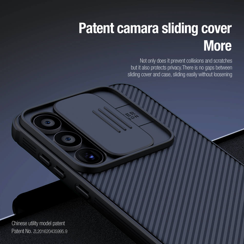 Nillkin CamShield Cover Case with Sliding Camera Protector Shockproof Protective Case for Samsung Galaxy A35