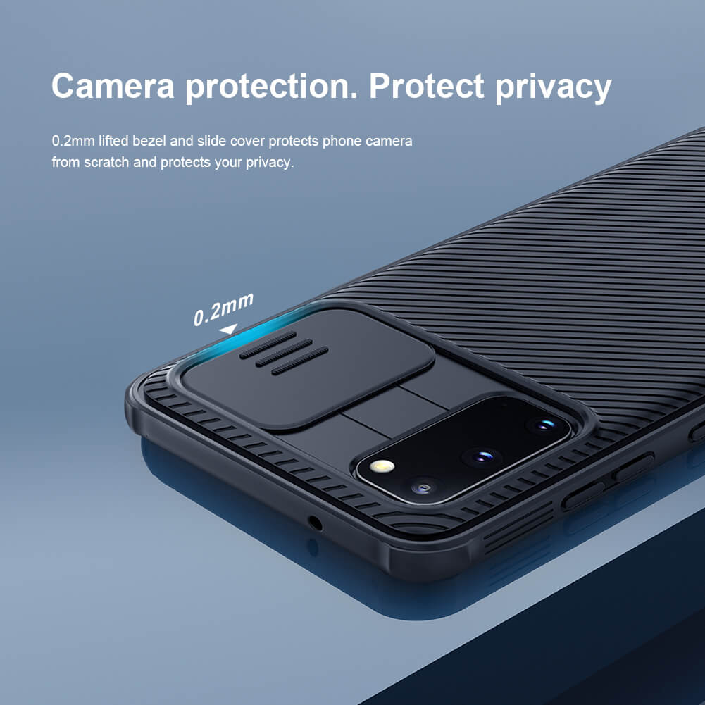 Nillkin CamShield Cover Case with Sliding Camera Protector Shockproof Protective Case for Samsung Galaxy S20