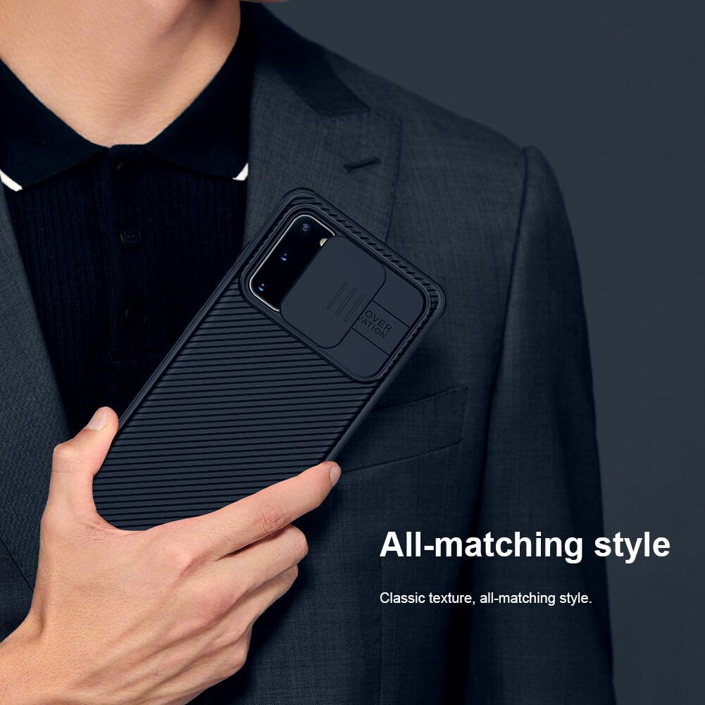 Nillkin CamShield Cover Case with Sliding Camera Protector Shockproof Protective Case for Samsung Galaxy S20