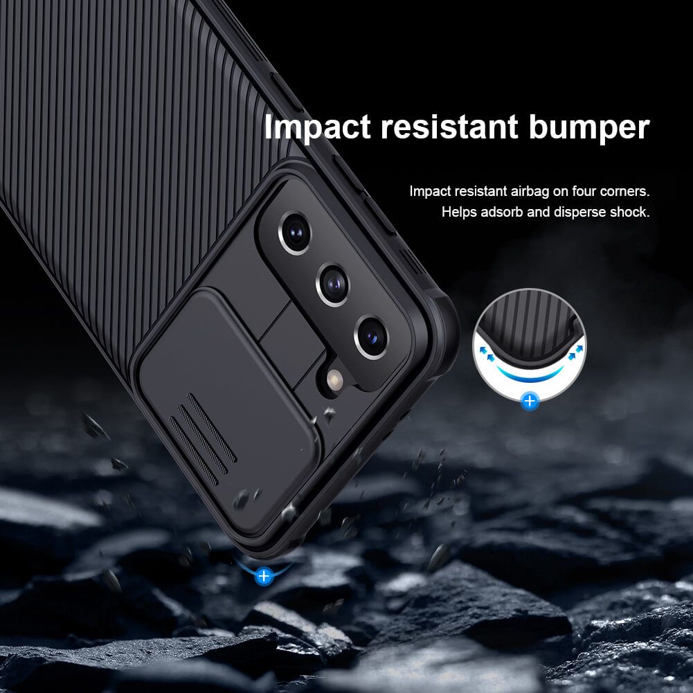 Nillkin CamShield Cover Case with Sliding Camera Protector Shockproof Protective Case for Samsung Galaxy S21 Plus