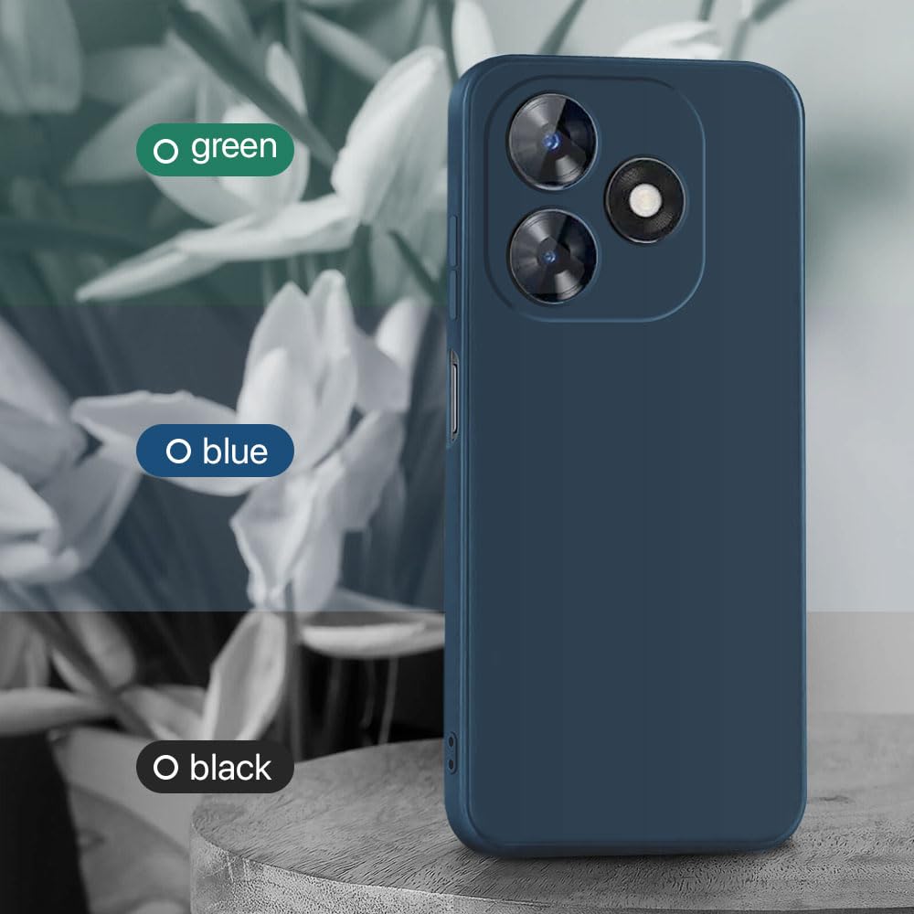Soft Silicone Slim Smooth Phone Case Cover for Tecno Spark 10 Pro