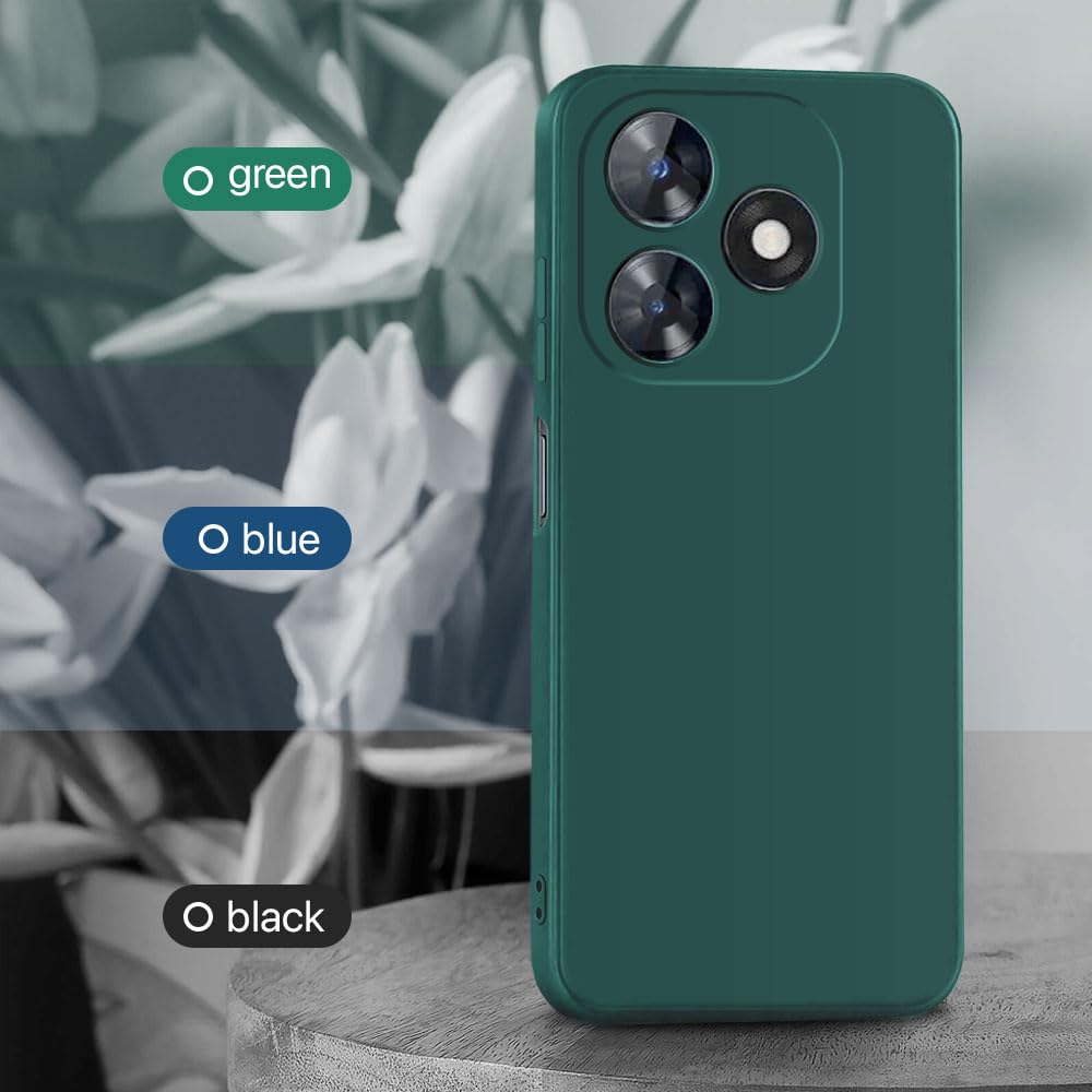 Soft Silicone Slim Smooth Phone Case Cover for Tecno Spark 10 Pro